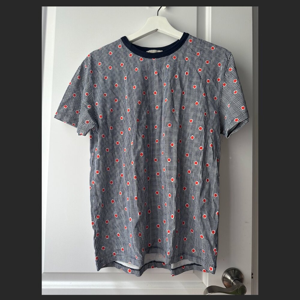 Maison Kitsune Men's Pattern T-shirt size Medium